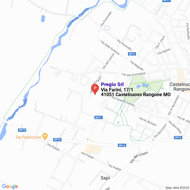 apri la mappa di Pregio Srl