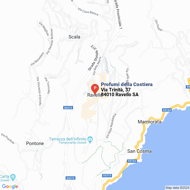 apri la mappa di Profumi della Costiera