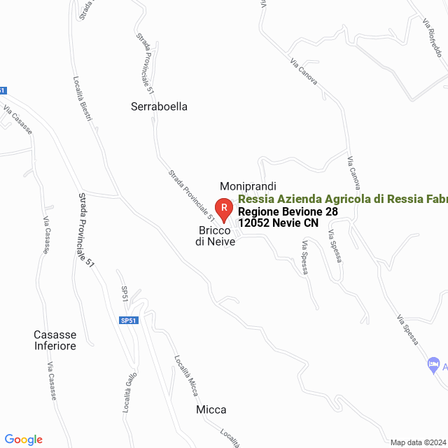 apri la mappa di Ressia Azienda Agricola di Ressia Fabrizio