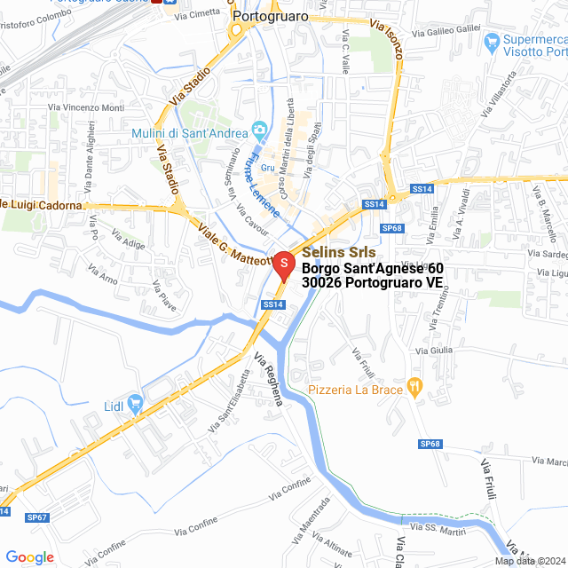 apri la mappa di Selins Srls