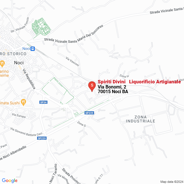 apri la mappa di Spiriti Divini - Liquorificio Artigianale