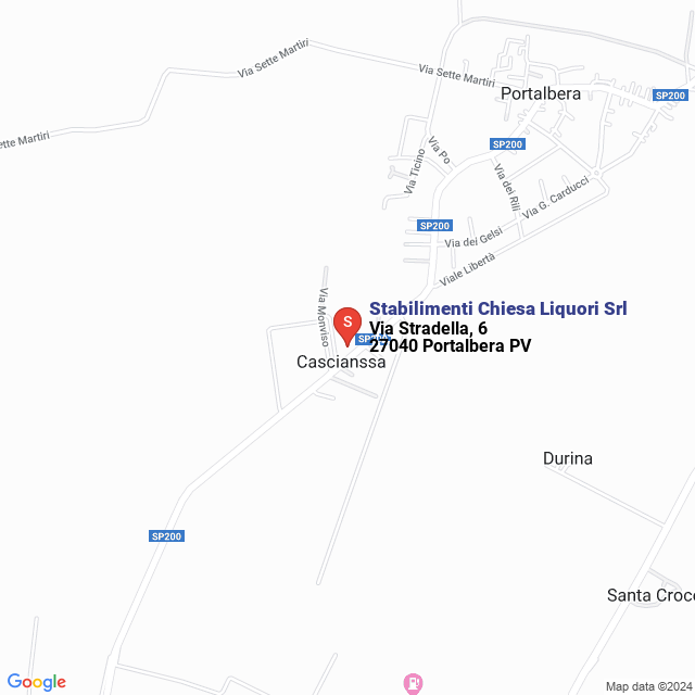 apri la mappa di Stabilimenti Chiesa Liquori Srl