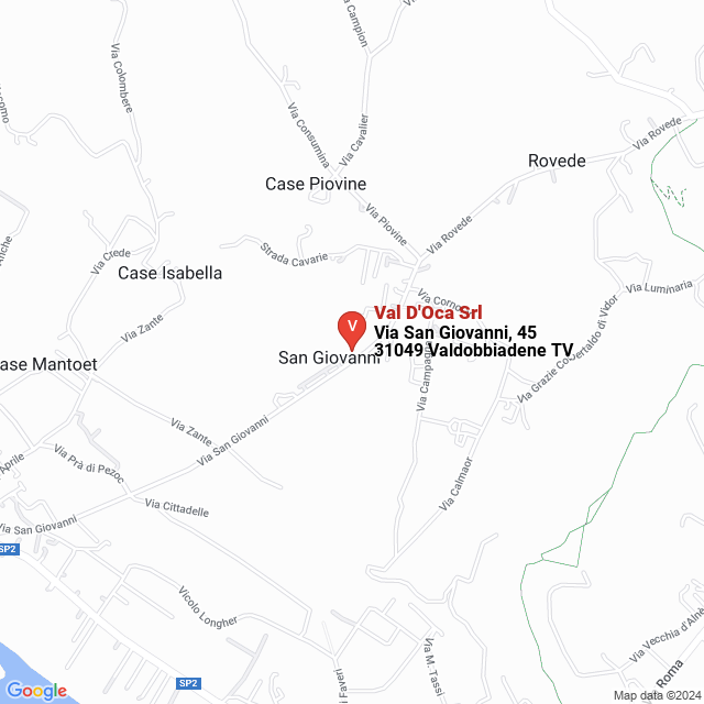 apri la mappa di Val D‘Oca Srl