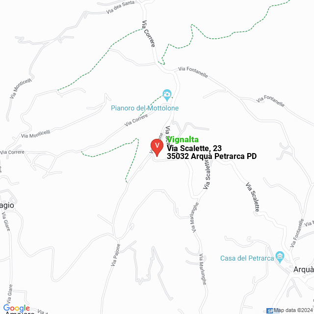 apri la mappa di Vignalta