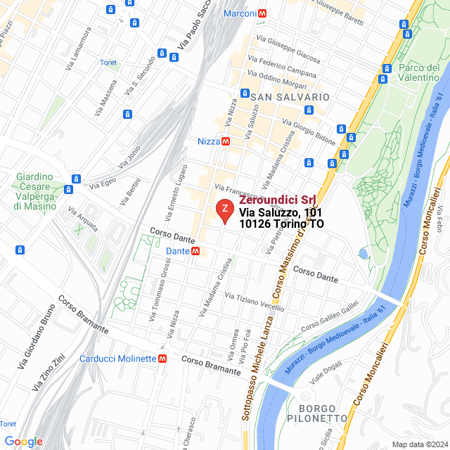 apri la mappa di Zeroundici Srl