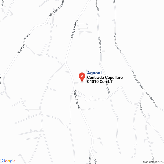 apri la mappa di Agnoni