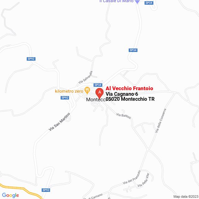 apri la mappa di Al Vecchio Frantoio