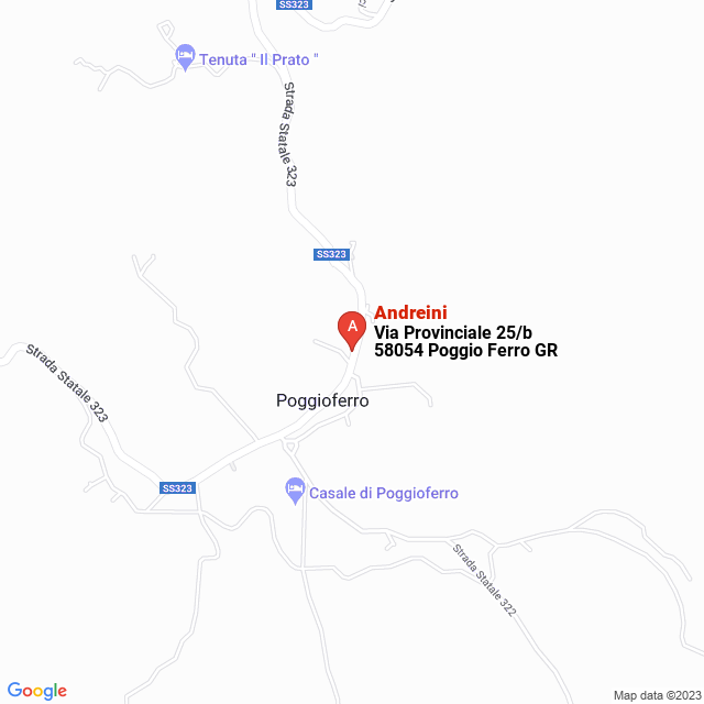 apri la mappa di Andreini