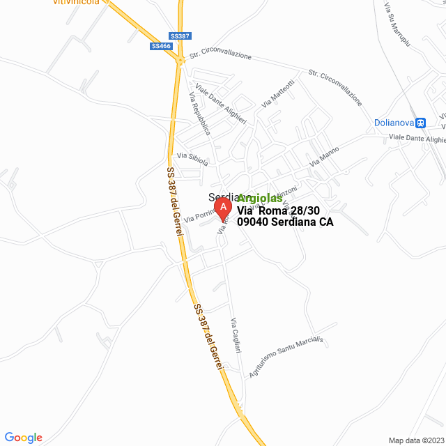 apri la mappa di Argiolas