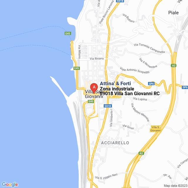 apri la mappa di Attina‘ & Forti