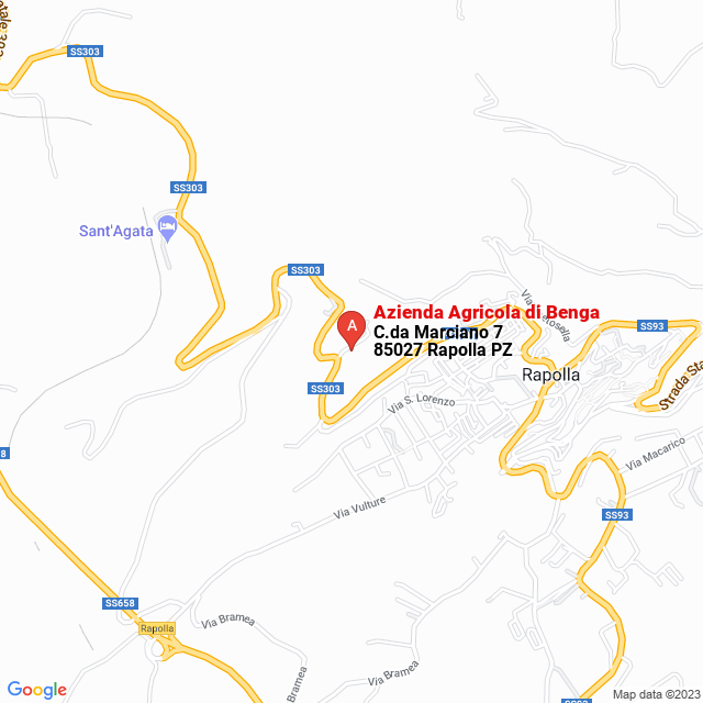 apri la mappa di Azienda Agricola di Benga