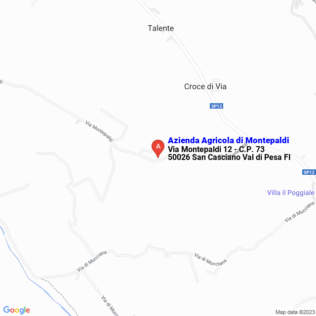 apri la mappa di Azienda Agricola di Montepaldi