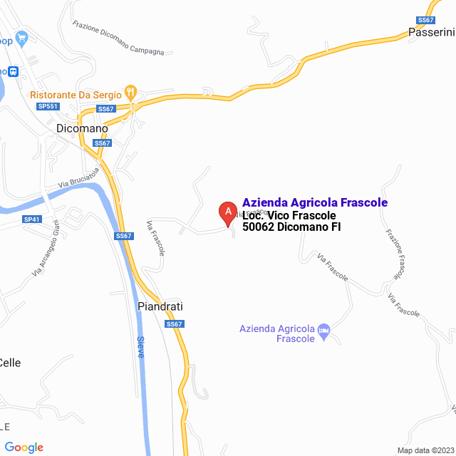 apri la mappa di Azienda Agricola Frascole