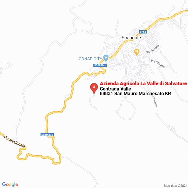 apri la mappa di Azienda Agricola La Valle di Salvatore Rota