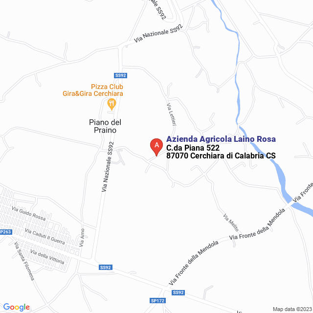 apri la mappa di Azienda Agricola Laino Rosa