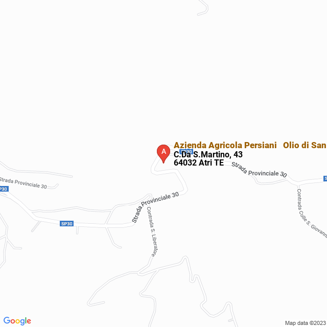 apri la mappa di Azienda Agricola Persiani - Olio di San Martino