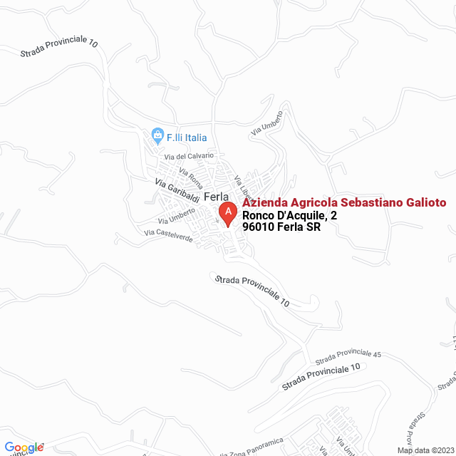 apri la mappa di Azienda Agricola Sebastiano Galioto
