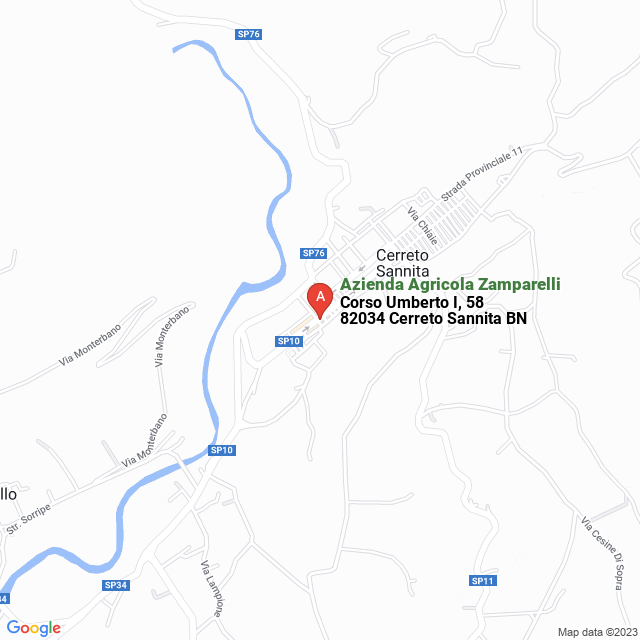 apri la mappa di Azienda Agricola Zamparelli
