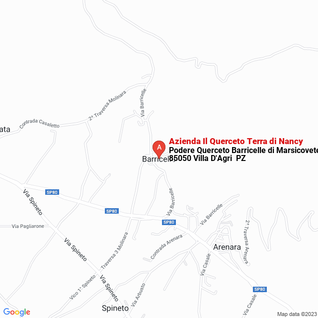 apri la mappa di Azienda Il Querceto Terra di Nancy