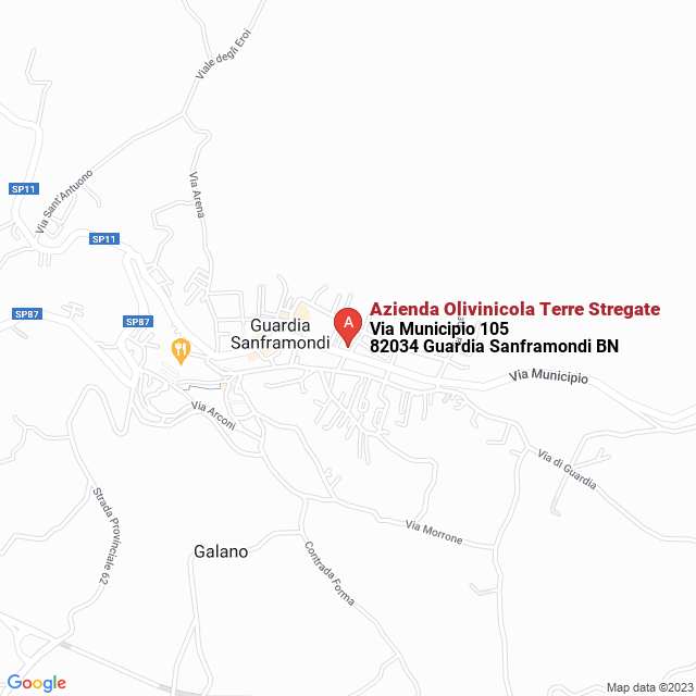 apri la mappa di Azienda Olivinicola Terre Stregate