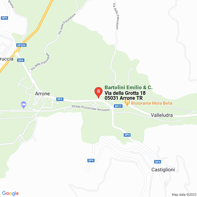 apri la mappa di Bartolini Emilio & C.