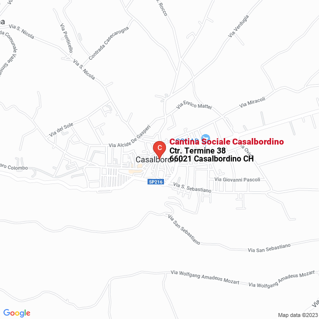 apri la mappa di Cantina Sociale Casalbordino