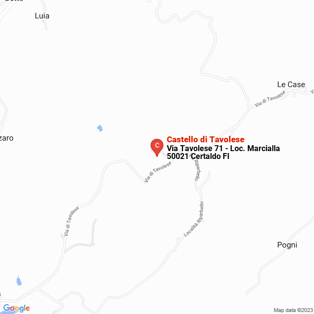 apri la mappa di Castello di Tavolese