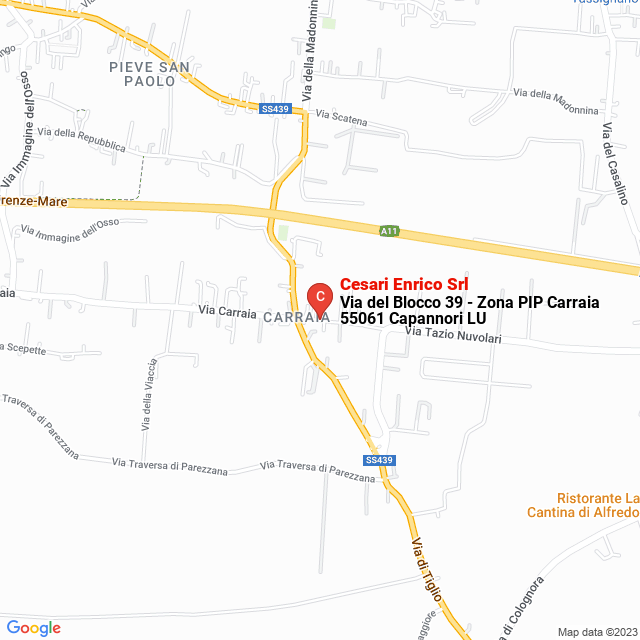 apri la mappa di Cesari Enrico Srl