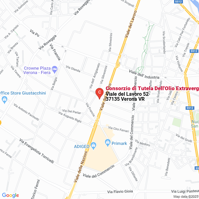 apri la mappa di Consorzio di Tutela Dell‘Olio Extravergine D‘Oliva Veneto Dop