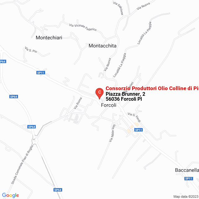apri la mappa di Consorzio Produttori Olio Colline di Pisa