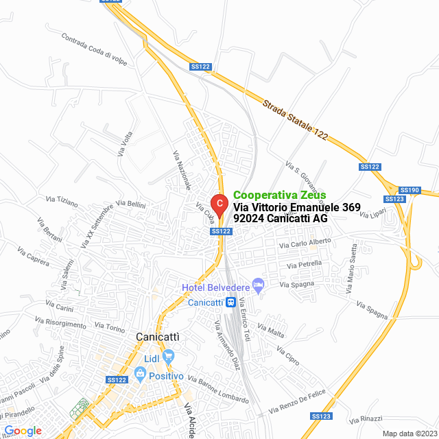 apri la mappa di Cooperativa Zeus