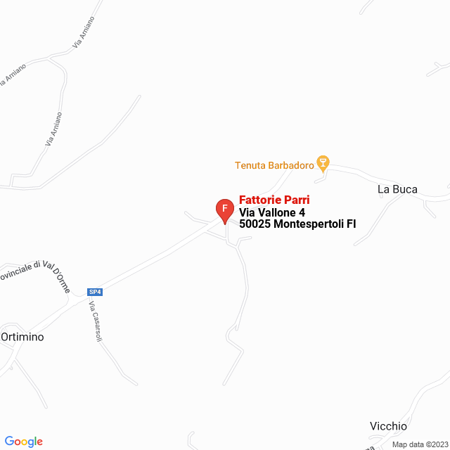 apri la mappa di Fattorie Parri