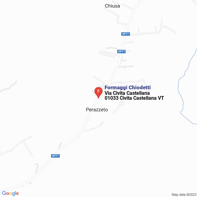 apri la mappa di Formaggi Chiodetti