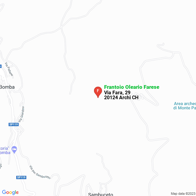 apri la mappa di Frantoio Oleario Farese