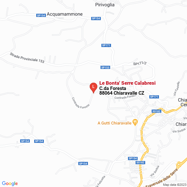 apri la mappa di Le Bonta‘ Serre Calabresi