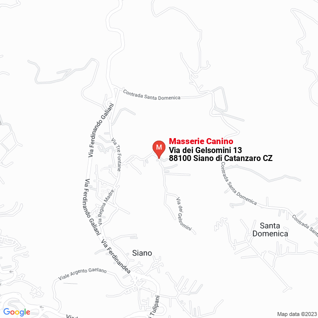 apri la mappa di Masserie Canino