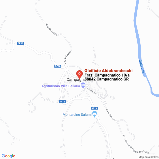 apri la mappa di Oleificio Aldobrandeschi