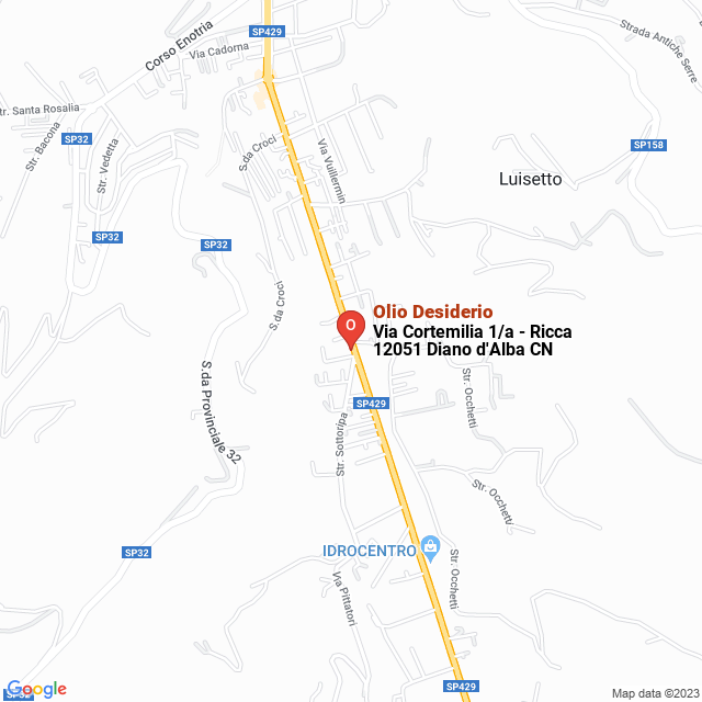 apri la mappa di Olio Desiderio