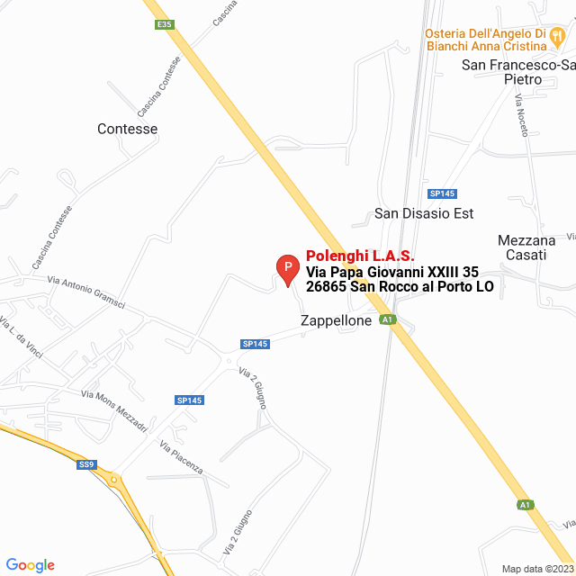 apri la mappa di Polenghi L.A.S.