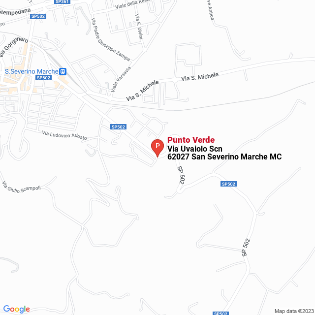 apri la mappa di Punto Verde