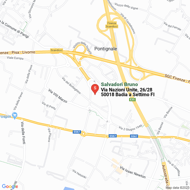 apri la mappa di Salvadori Bruno