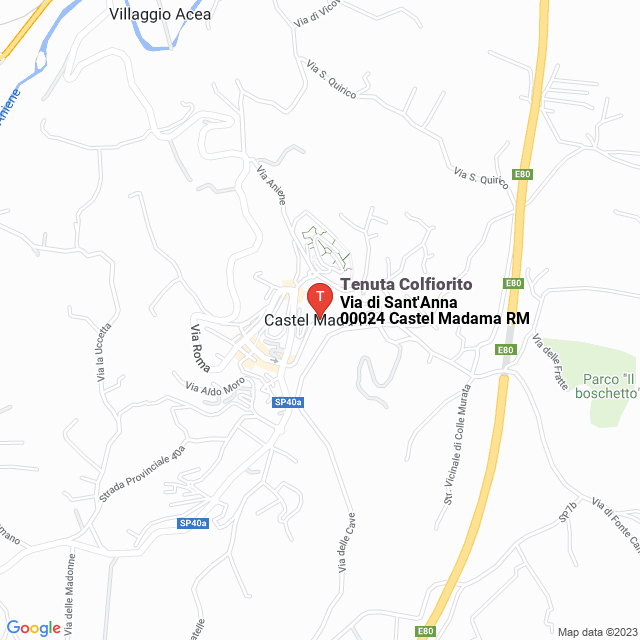 apri la mappa di Tenuta Colfiorito