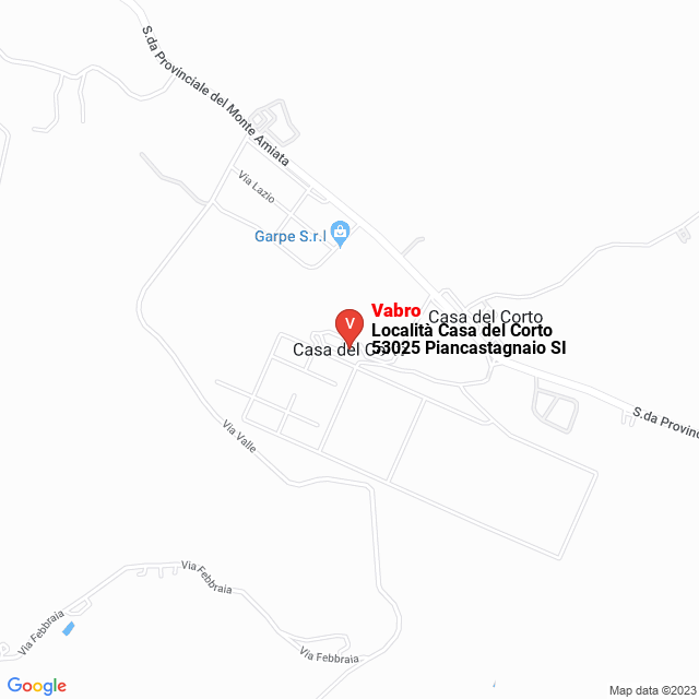 apri la mappa di Vabro