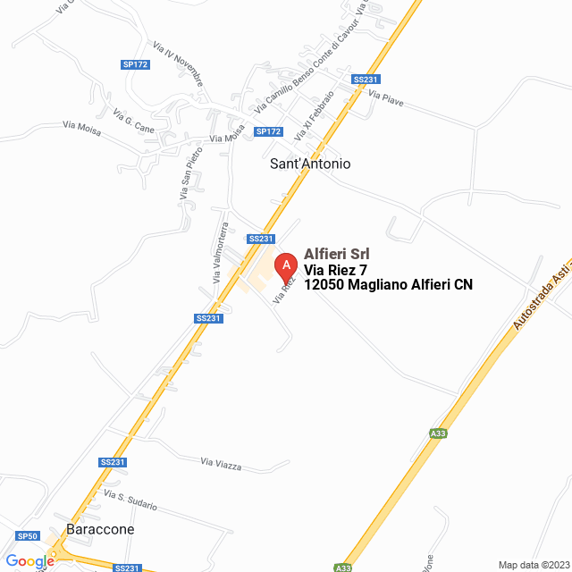 apri la mappa di Alfieri Srl