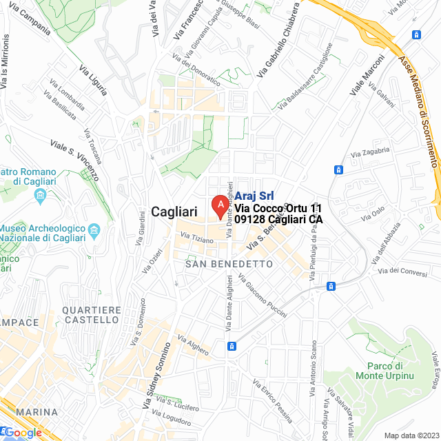 apri la mappa di Araj Srl