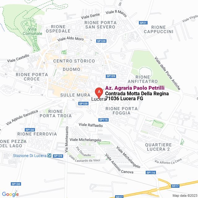 apri la mappa di Az. Agraria Paolo Petrilli