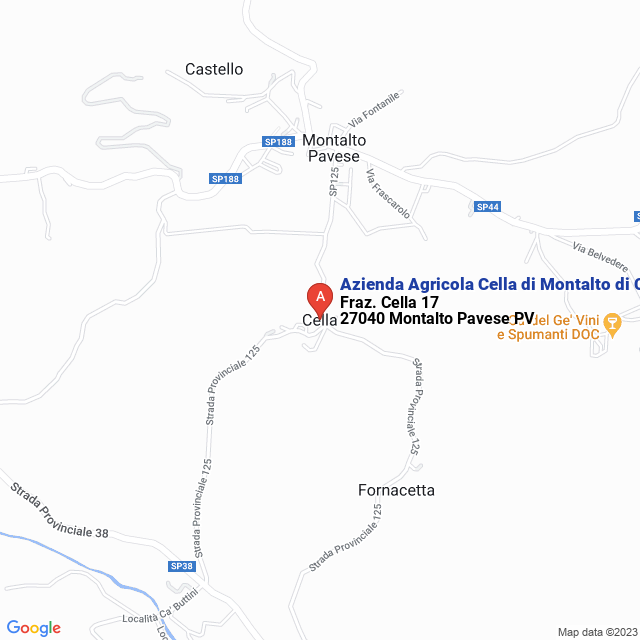 apri la mappa di Azienda Agricola Cella di Montalto di Canegallo Marcella e C.