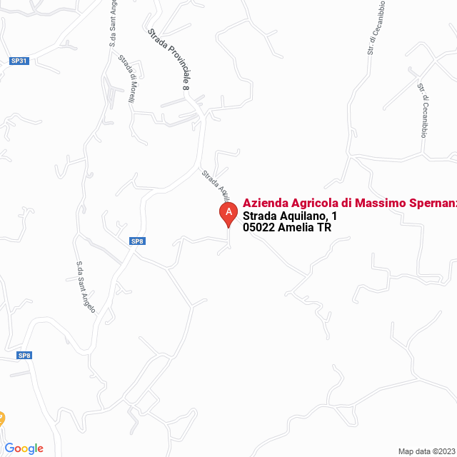 apri la mappa di Azienda Agricola di Massimo Spernanzoni