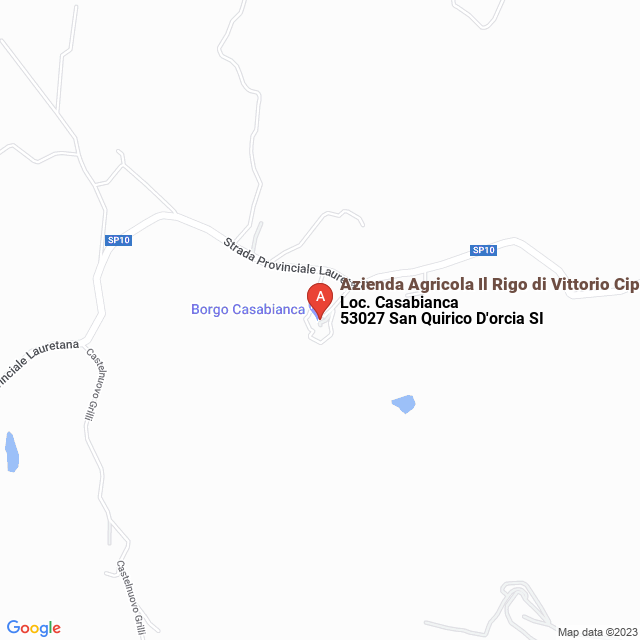 apri la mappa di Azienda Agricola Il Rigo di Vittorio Cipolla