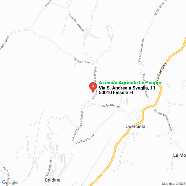apri la mappa di Azienda Agricola Le Piagge